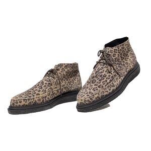 AllSaints Men's Leopard Print Desert Boots – EU 43 / US 10 / UK 9‎